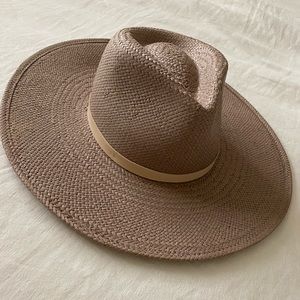 Janessa Leone Valentine Packable Straw Hat